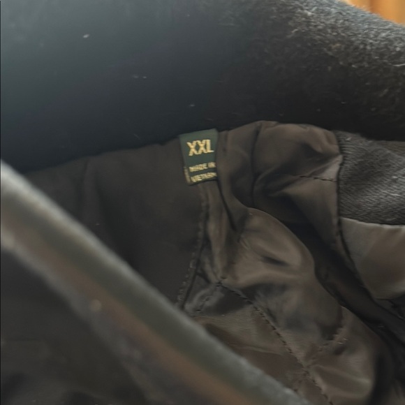 Ralph Lauren Black Pea Coat Classic Wool Blend - Picture 11 of 12